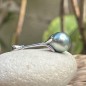 Vaihana - Lagoon Green Tahitian Pearl Pendant