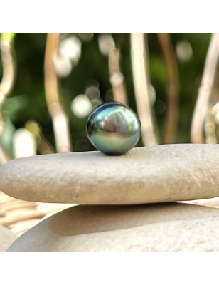 single Tahitian pearl green color price - loose Tahitian cultured pearl
