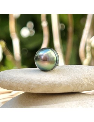 perle de Tahiti seule de couleur verte prix - perle de culture de Tahiti à l'unité