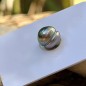 Circled Tahitian Pearl - Blue-peacock - 9.58mm