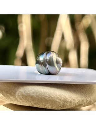 single Tahitian pearl peacock color price - loose Tahitian cultured pearl