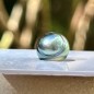 Tahitian Pearl - Tender-pink and Lagoon-blue - 8.95mm