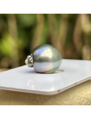 single Tahitian pearl peacock color price - loose Tahitian cultured baroque pearl