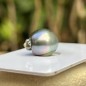 Baroque-shaped Tahitian Pearl - Grey - 10.95mm