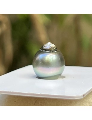 single Tahitian pearl peacock color price - loose Tahitian cultured baroque pearl