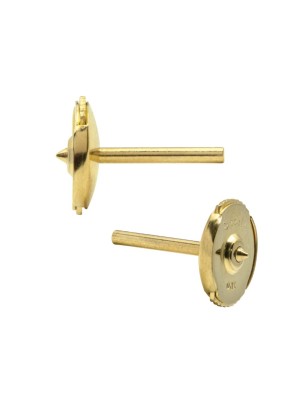 Deux Perles de Tahiti 10/11mm pour Boucles d'Oreilles - Montage Or au Choix