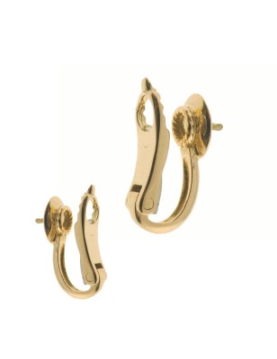 Two lagoon green tahitian pearls on 18-carat gold earrings price - loose tahitian pearls for earrings