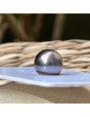 perle de Tahiti seule de couleur violette prix - perle de culture à monter sans bijou