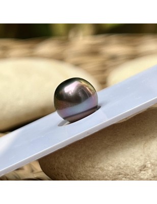 perle de Tahiti seule de couleur violette prix - perle de culture à monter sans bijou