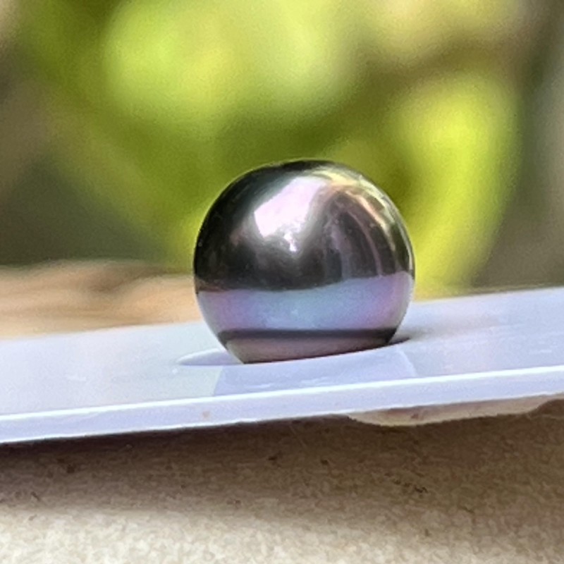 Perle de Tahiti Drop - Violine - 9.35mm