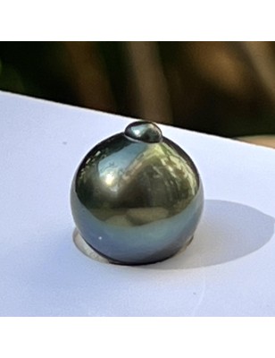 perle de Tahiti seule de couleur peacock bleue prix - perle de culture à monter sans bijou