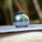 Loose Tahitian Round Pearl - Blue Peacock - AA - 11.00mm