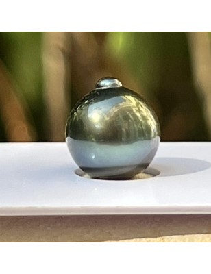 perle de Tahiti seule de couleur peacock bleue prix - perle de culture à monter sans bijou
