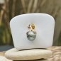 Moana Iti - Lagoon Blue Tahitian Pearl 18K Gold Octopus