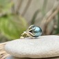 Moana Iti - Cobalt Blue Tahitian Pearl 18K Gold Octopus
