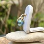 Moana Iti - Cobalt Blue Tahitian Pearl 18K Gold Octopus
