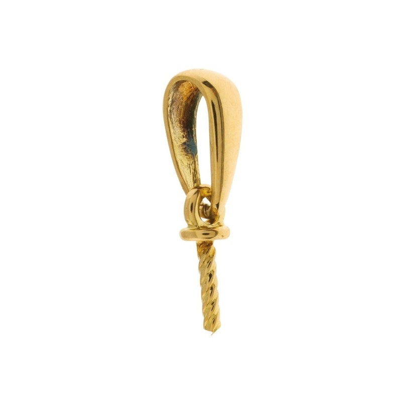 18-carat gold pendant for cultured pearl price