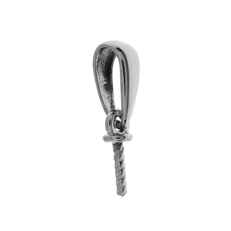 18K Gold White Pendant - 0.30 Gram