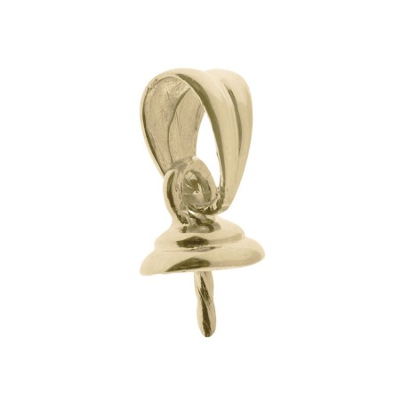 bélière en or pour perle de culture prix - pendentif seul pour perle