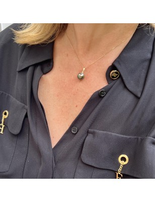 peacock tahitian pearl women's gold pendant price