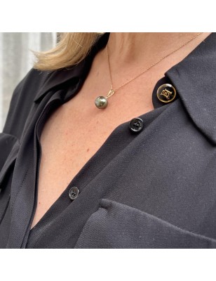 peacock tahitian pearl women's gold pendant price