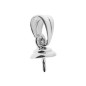18K White Gold Bail for Cultured Pearl