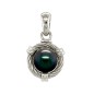 Calypso - Pendentif Argent Rhodié - Perle de Tahiti 9/10mm