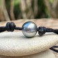 Ancrage - 11.30mm Tahitian Grey Pearl Men's Bracelet