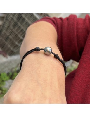 grosse perle grise de tahiti en bracelet homme perle prix - bracelet tahitien homme