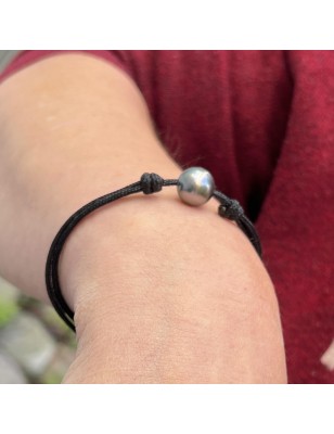 grosse perle grise de tahiti en bracelet homme perle prix - bracelet tahitien homme