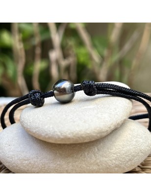 bracelet en perle de culture de Tahiti  prix - perle marron en bracelet femme