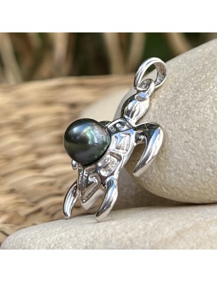 pendentif homme tortue perle de culture de tahiti prix - pendentif homme tahitien