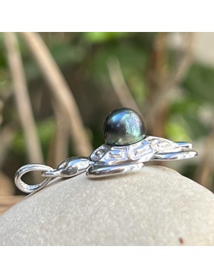 pendentif homme tortue perle de culture de tahiti prix - pendentif homme tahitien