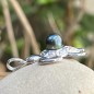Honu-Mana Peacock Tahitian Pearl Turtle Pendant