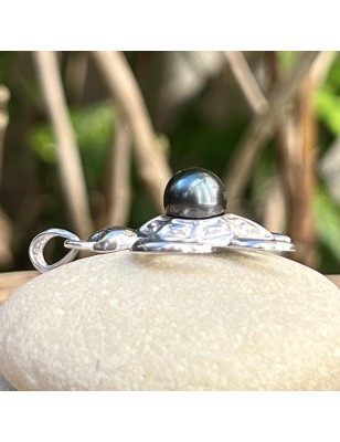 pendentif homme tortue perle noire de culture de tahiti prix - pendentif homme tahitien