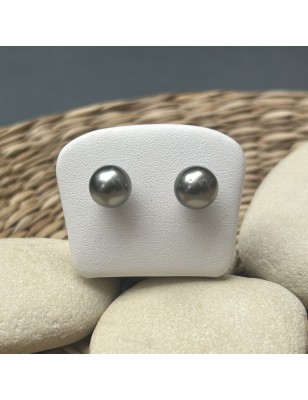 prix clous d oreille perle de Tahiti de huitre perle - perles tahitiennes en boucle oreille