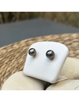 Серьги с таитянским жемчугом