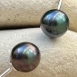 Vaitea - Bangle - Blue and Violet Tahitian Pearls