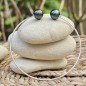 Vaitea - Bangle - Blue and Violet Tahitian Pearls