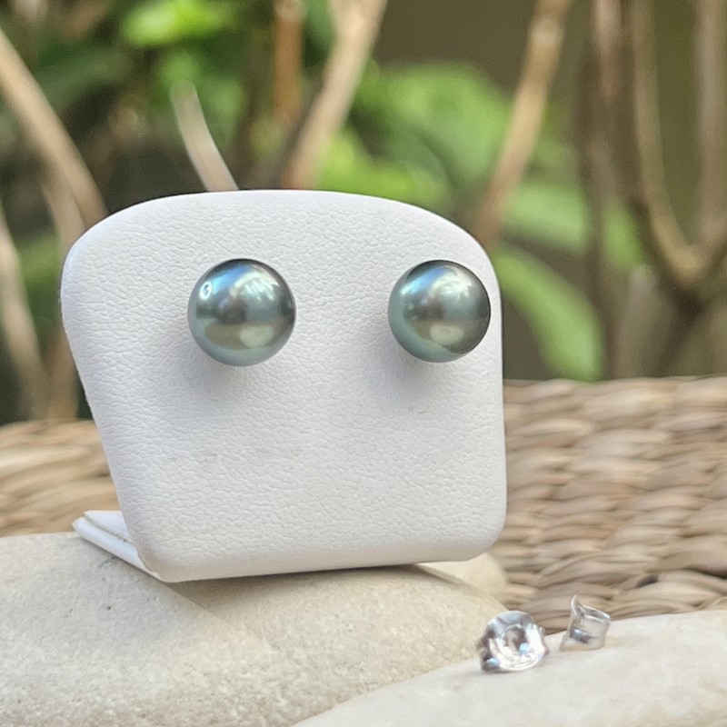 lime green color tahitian cultured pearls on ear stud for women price lime green color tahitian cultured pearls on ear stud for women price