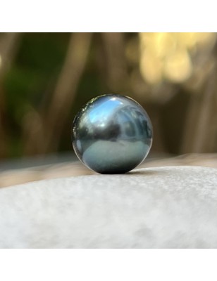 Perle de Tahiti Ronde - Bleue - 11.11mm - AA+