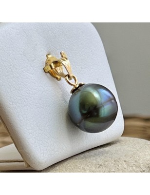 big tahitian blue pearl gold women pendant price