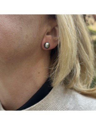 Mahana Ura - Perles de Tahiti Vert Tilleul 9.33mm