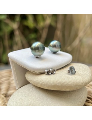 boucle oreille perles de culture de Tahiti tilleul prix