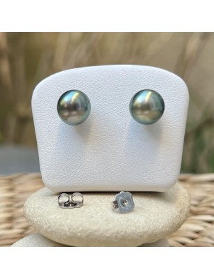 boucle oreille perles de culture de Tahiti tilleul prix