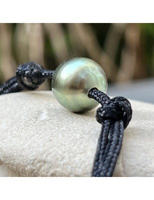 prix perle noire en bracelet homme perle de culture de Tahiti bijoux tahitiens