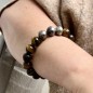 Toa Nui - Bracelet Homme - Perles de Tahiti 14.00mm