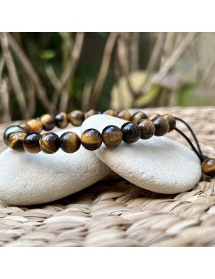 bracelet homme oeil de tigre et perle de culture de Tahiti prix