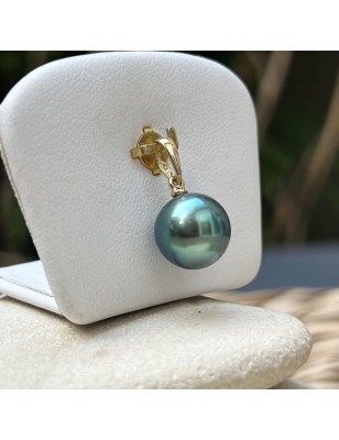 green tahitian pearl women's gold pendant price