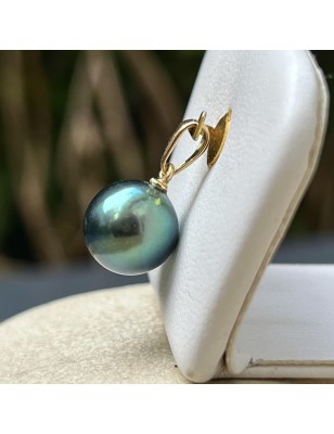 green tahitian pearl women's gold pendant price